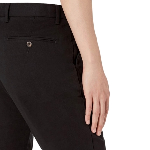 Amazon Essentials Men's Slim-Fit Black Chino Pant Size 34W28L - Picture 3 of 11